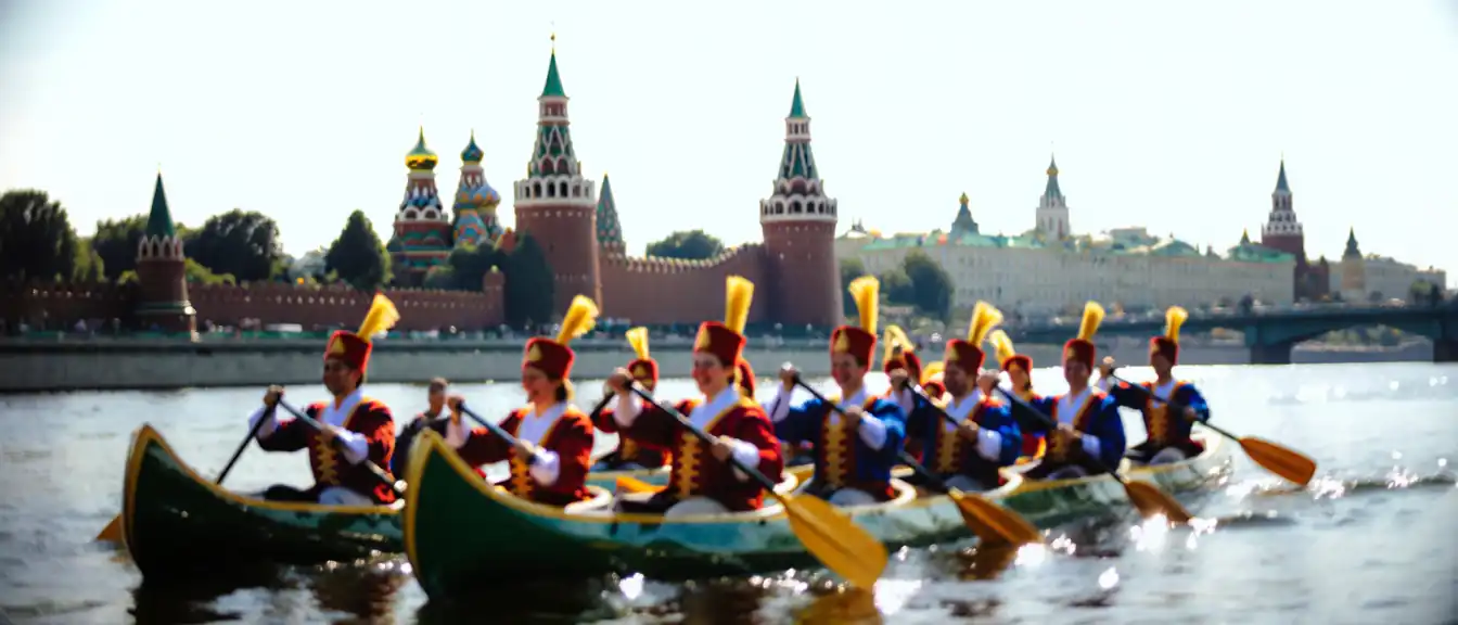 Московская река оживет: костюмированный заплыв на сап-бордах