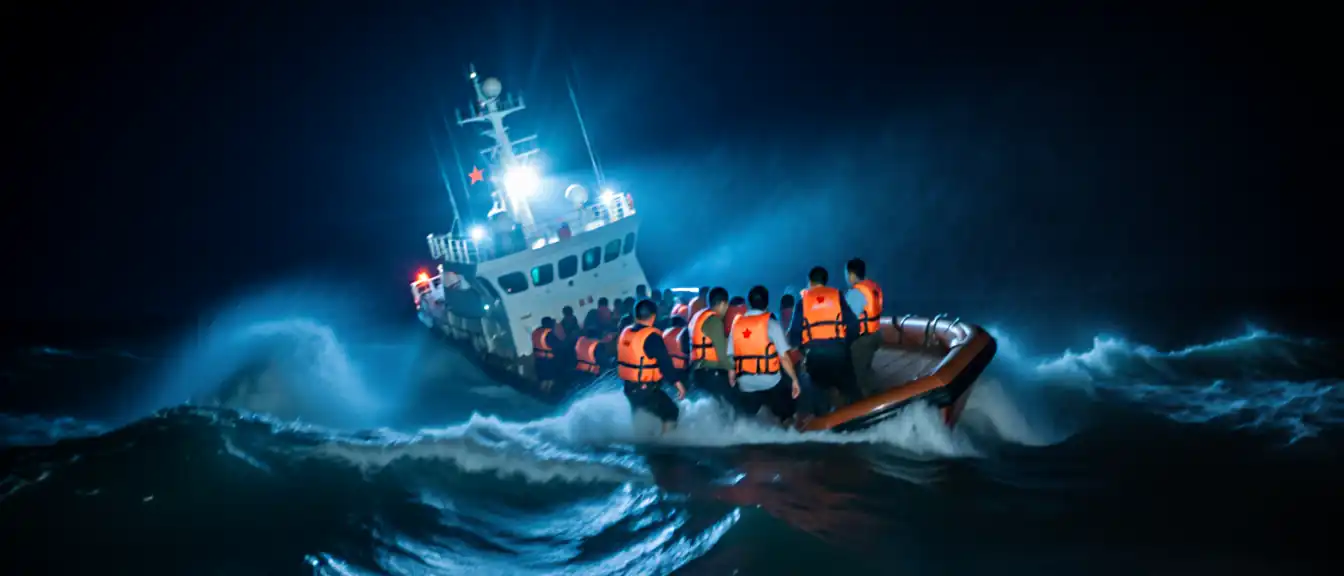 Трагедия в Южно-Китайском море: китайское судно вызволило из воды десятки вьетнамских моряков