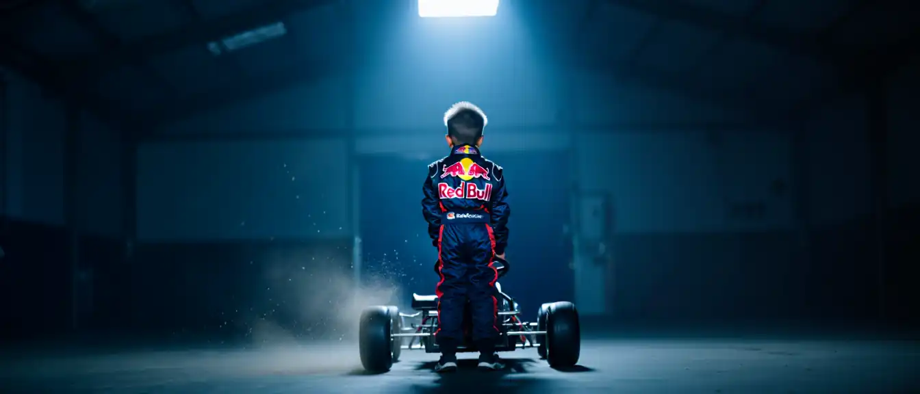 Наследник «Ледяного человека» готовится к покорению автоспорта под крылом Red Bull