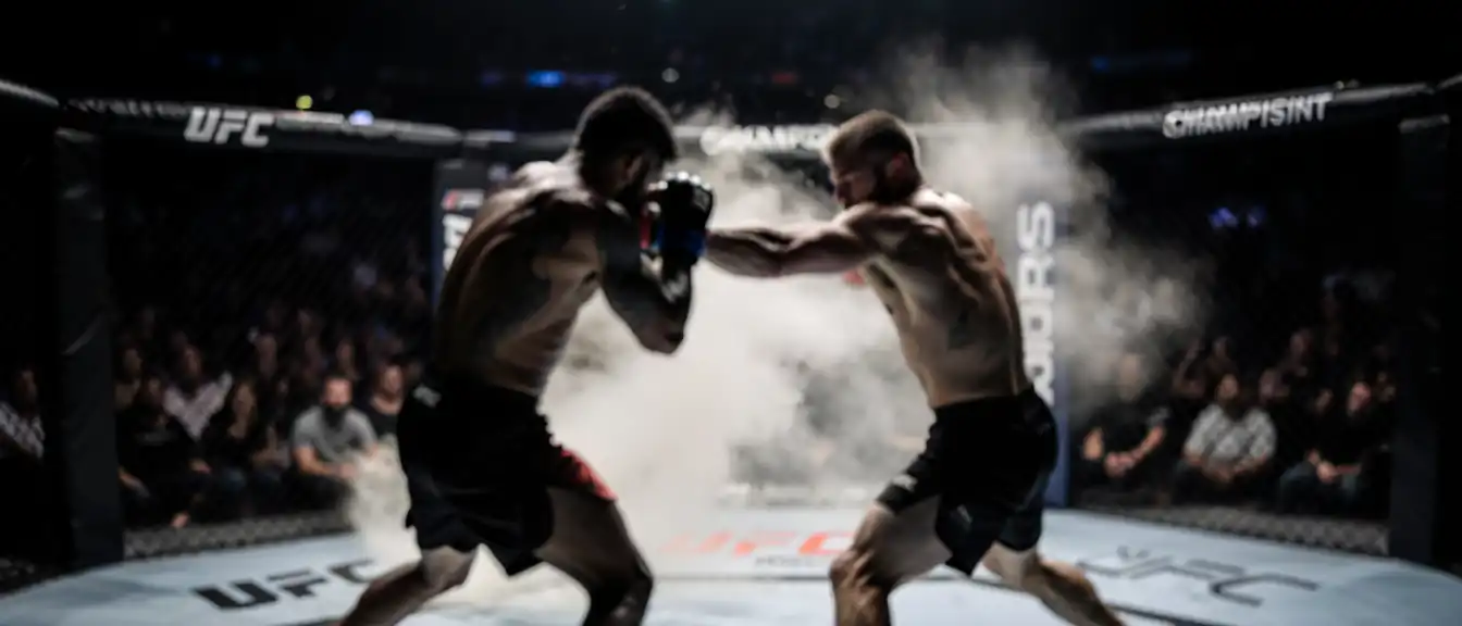 Победа Армана Царукяна нокаутом над Маурисио Руффи на турнире UFC 331 в Лос-Анджелесе