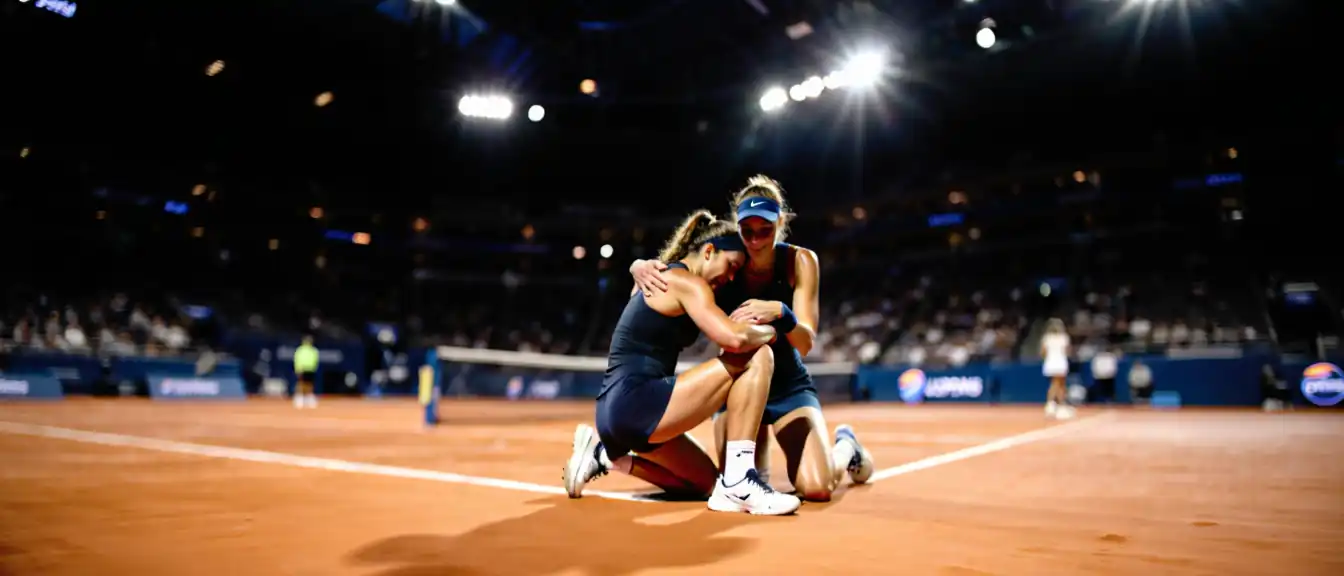 Преодоление боли и признание кумира: как драма на корте US Open сблизила Андрееву и Потапову