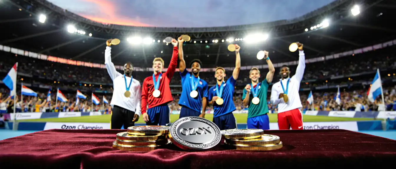 Сто медалей за два месяца принесли участникам программы поддержки Ozon Чемпион
