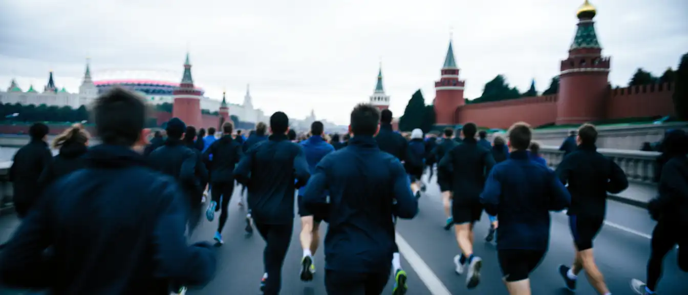Трасса через исторический центр и финиш в Лужниках: в Москве начался Московский марафон